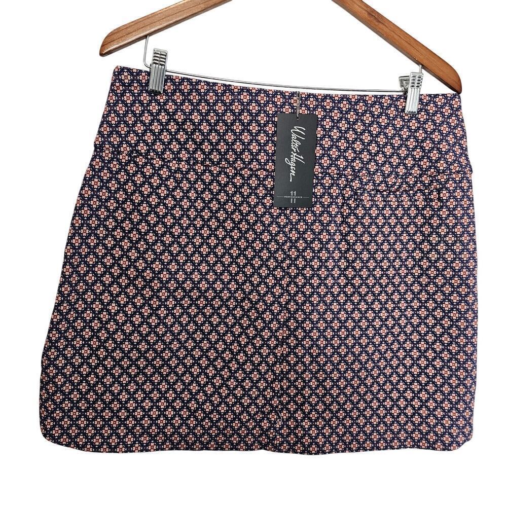 Walter Hagen Golf Skort Wormens Size XL Pull On Sculpt Athleisure Purple Floral